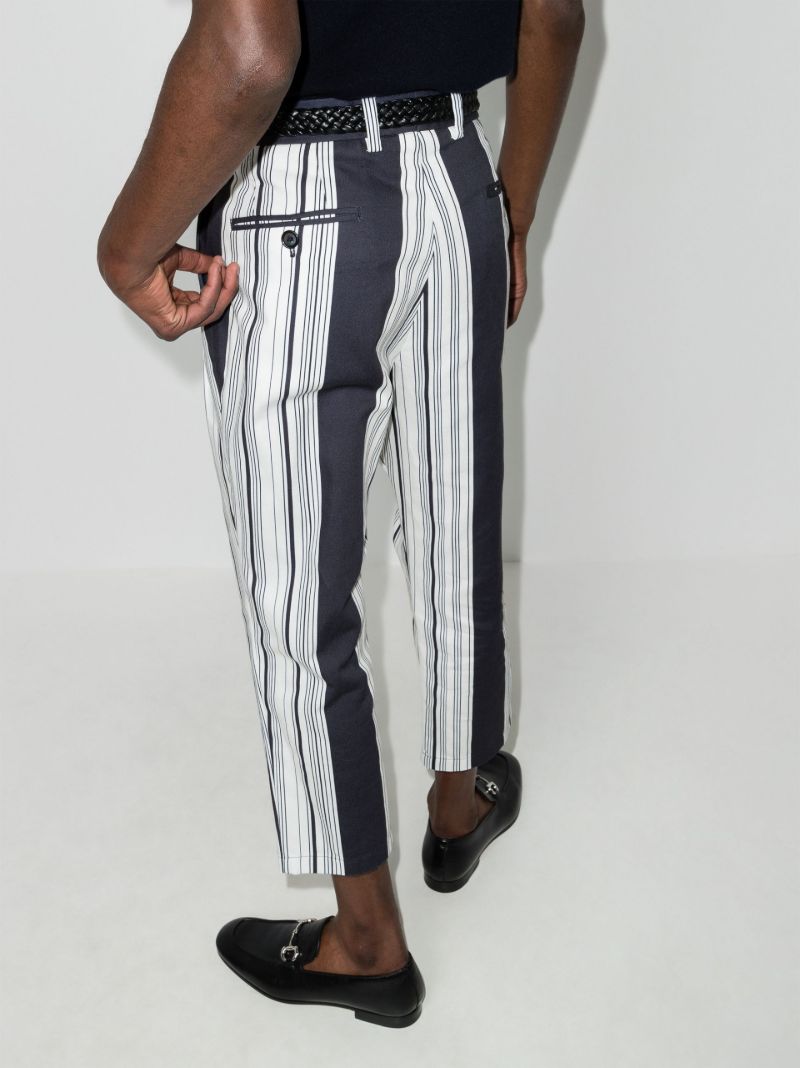 Striped Cropped Trousers