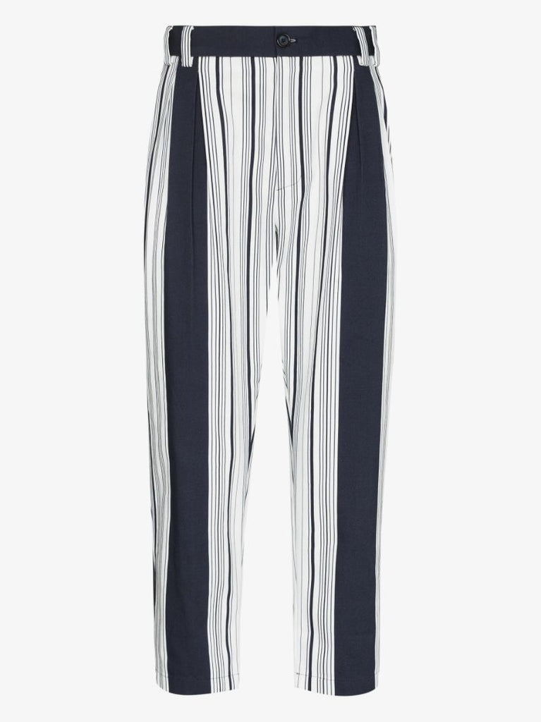 Striped Cropped Trousers