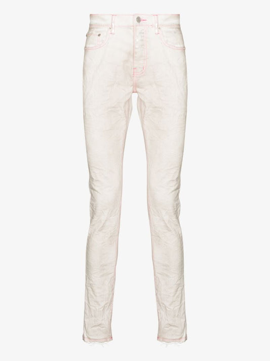 P001 Neon Stitch Skinny Jeans