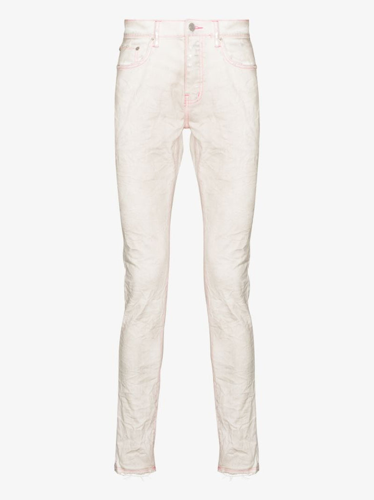 P001 Neon Stitch Skinny Jeans