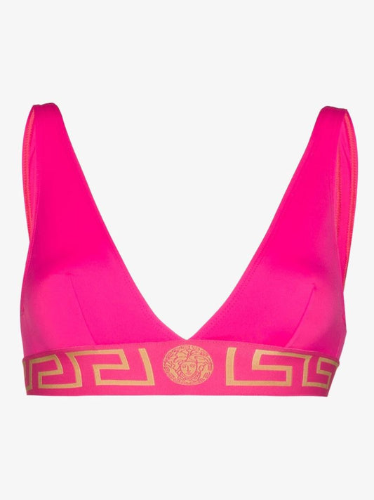 Greca Border Triangle Bikini Top