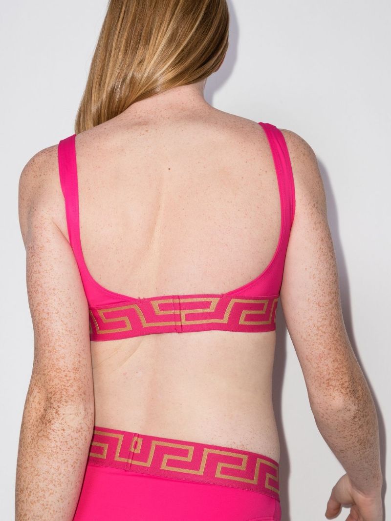 Greca Border Triangle Bikini Top