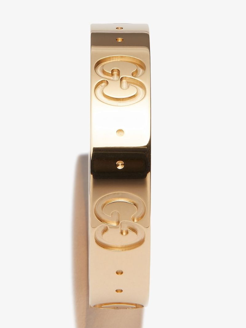 18k Yellow Gold Icon Band Ring