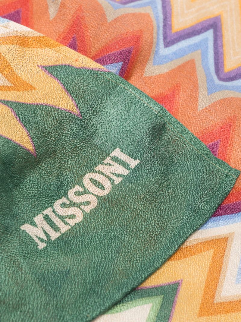Neutral Alvise Zigzag Beach Towel