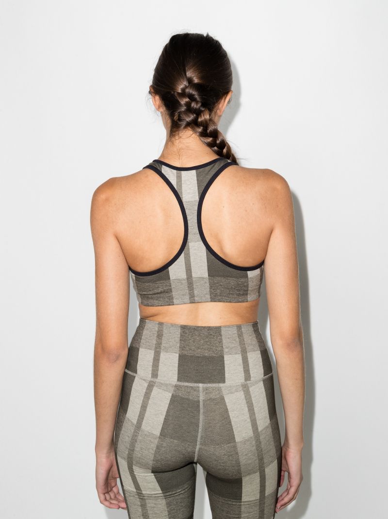 Energy Check Print Sports Bra