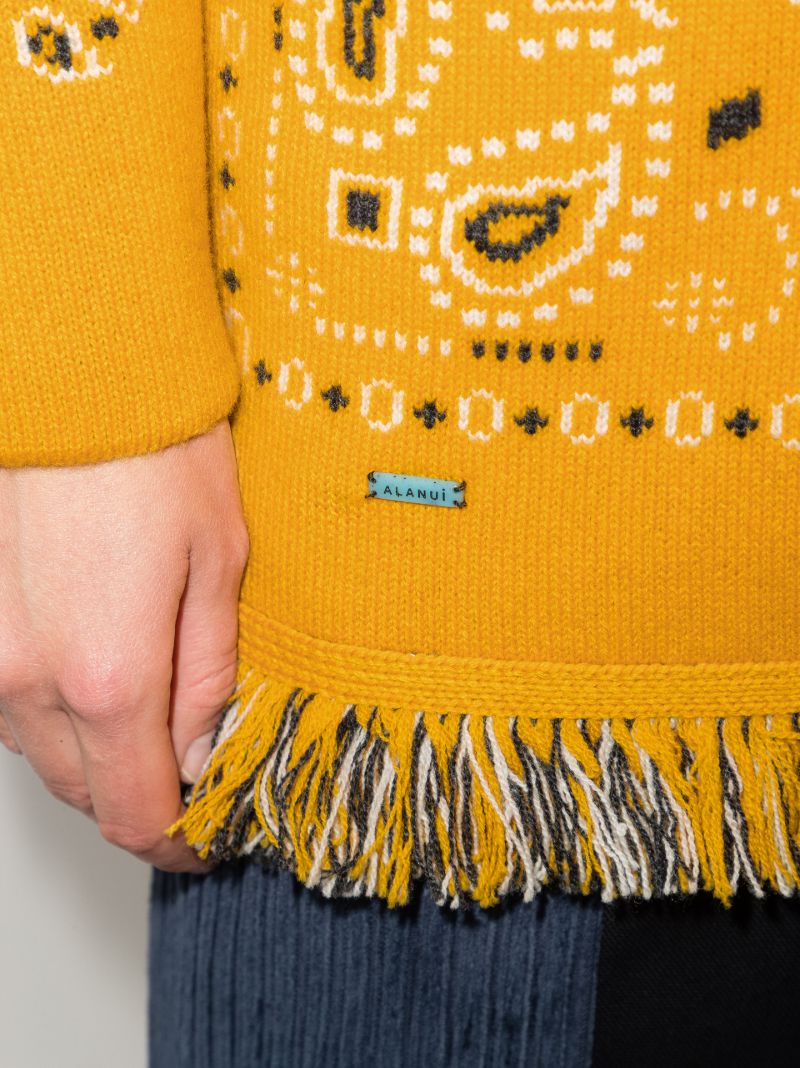 Bandana Jacquard Cardigan