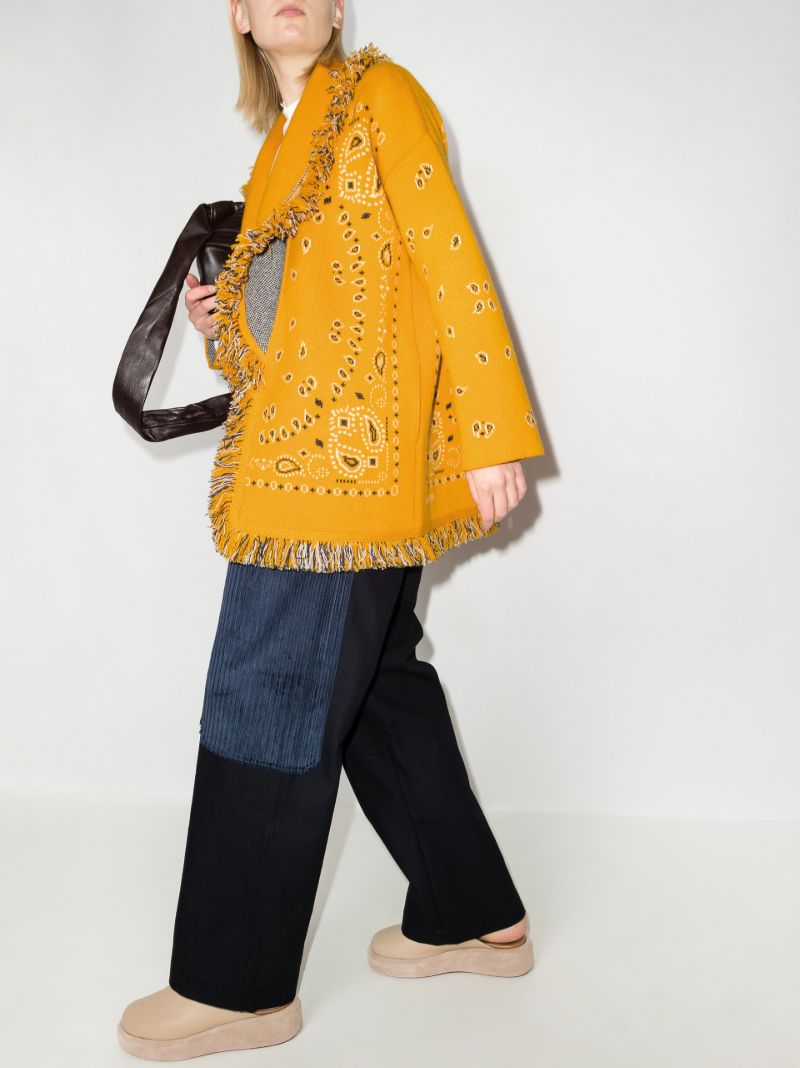 Bandana Jacquard Cardigan