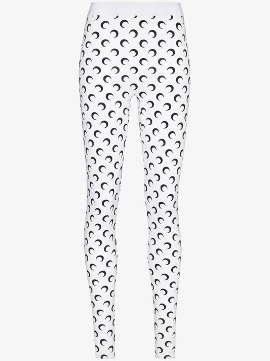 Crescent Moon Print Leggings