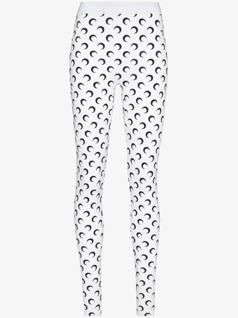Crescent Moon Print Leggings