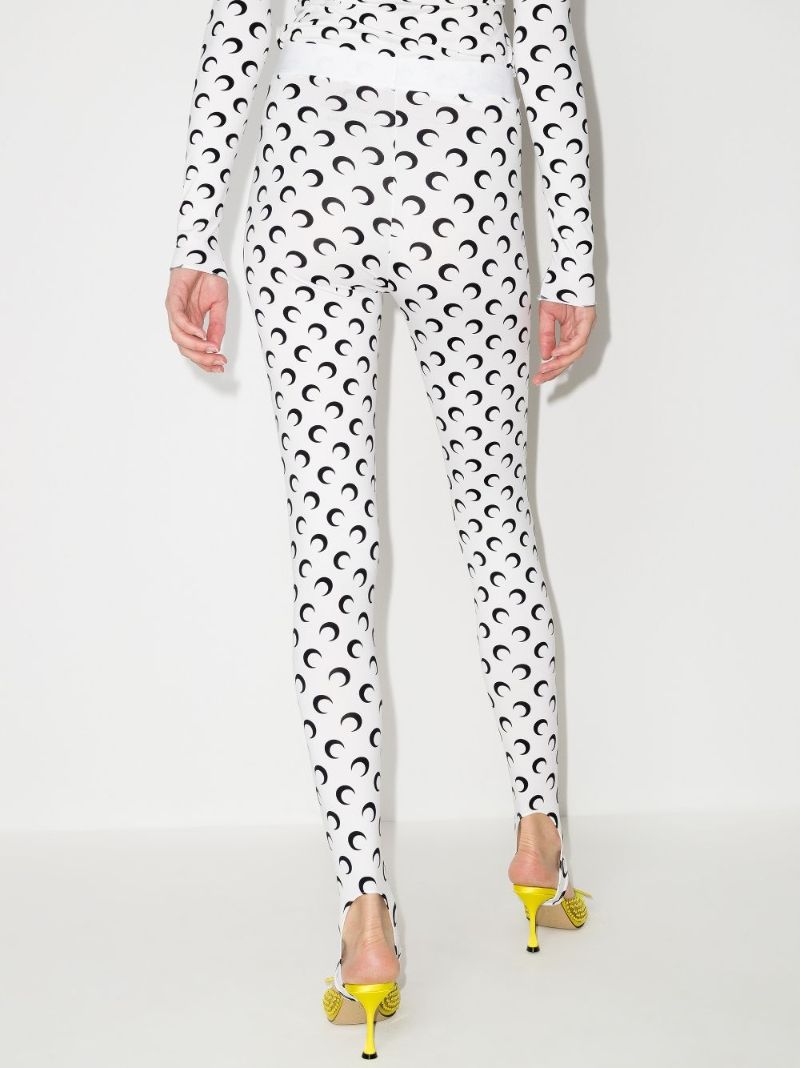 Crescent Moon Print Leggings