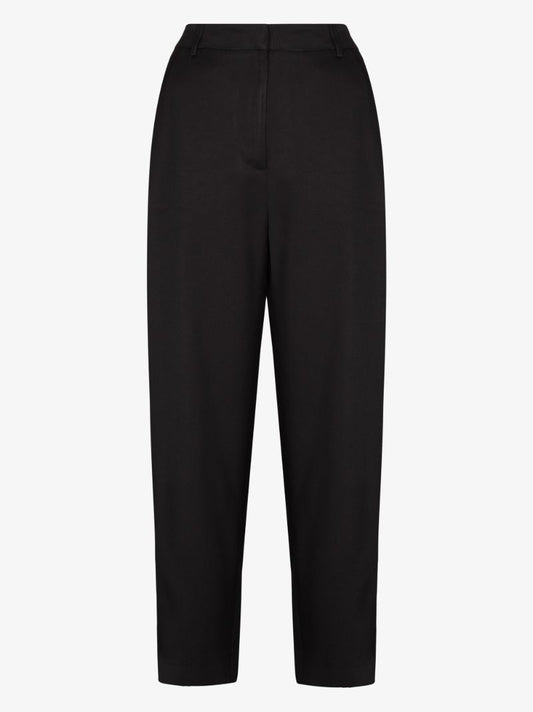Twisted Seam Cropped Leg Trousers