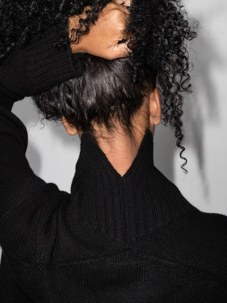 High Neck Cashmere Sweater