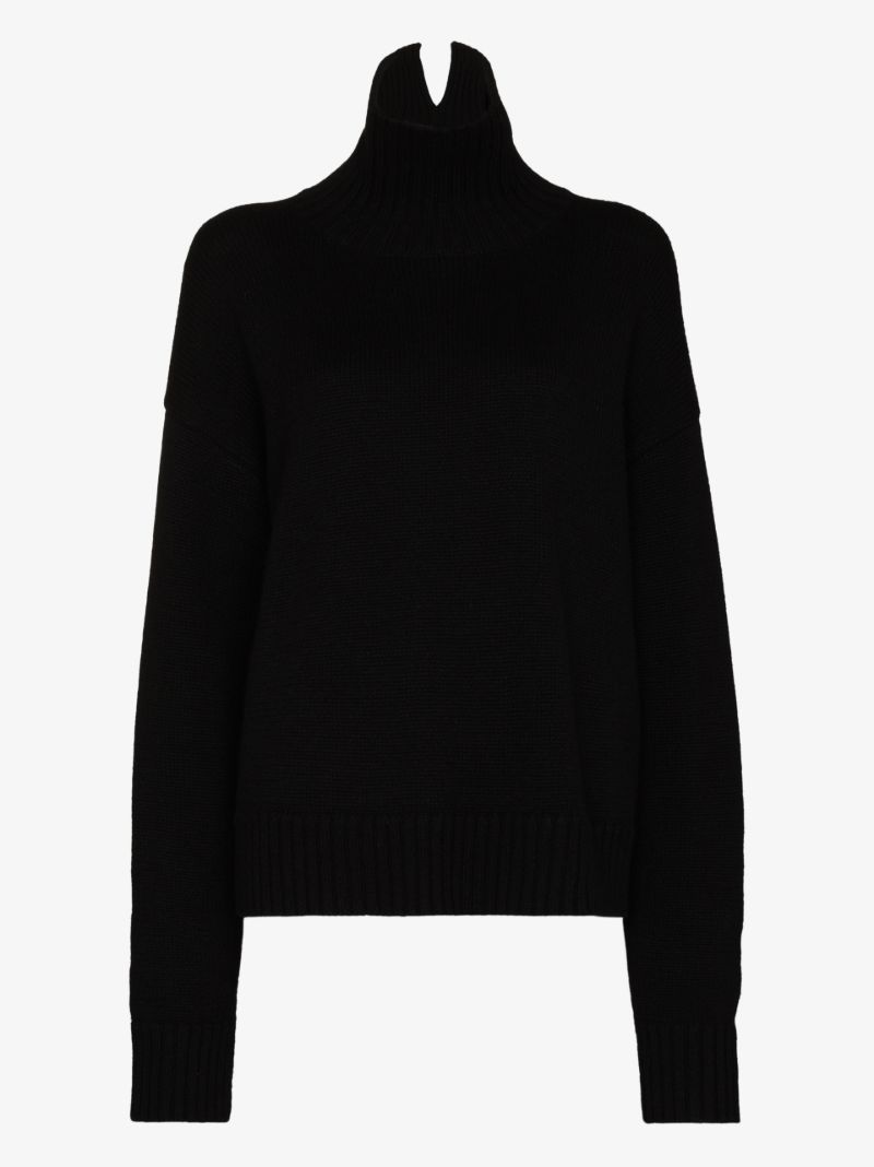 High Neck Cashmere Sweater