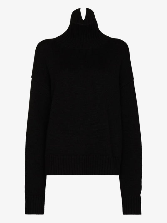 High Neck Cashmere Sweater