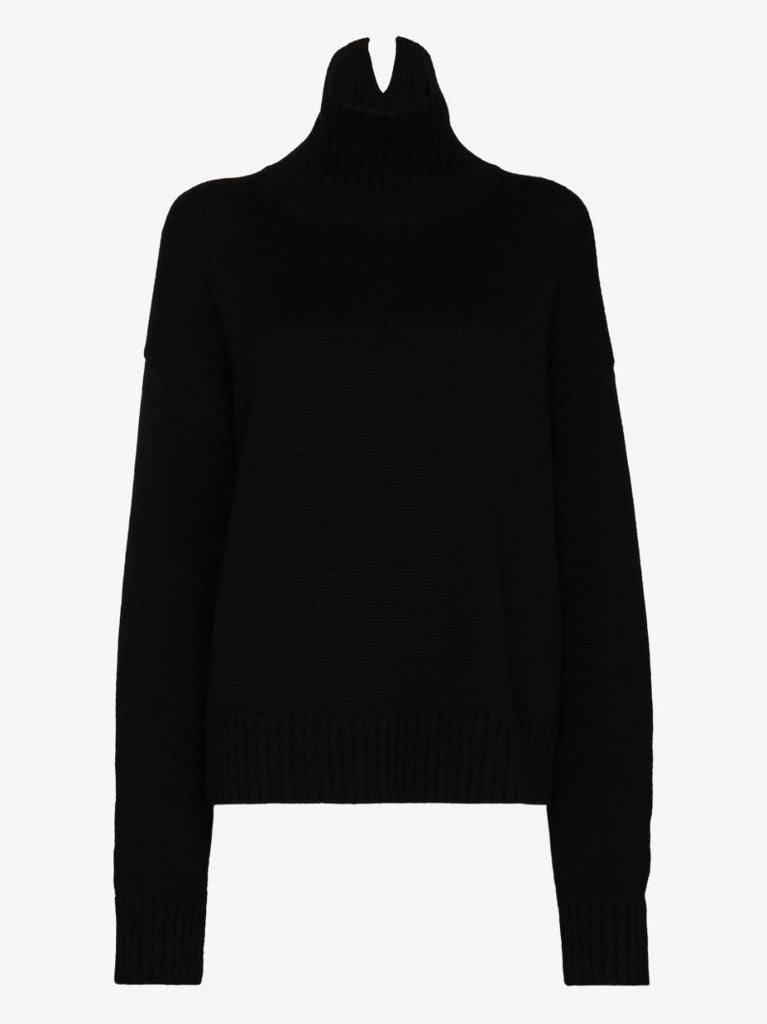 High Neck Cashmere Sweater