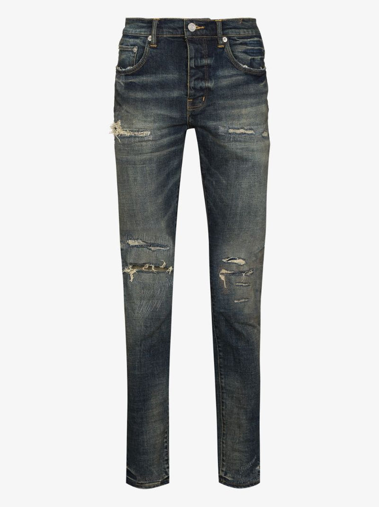 Repair Distressed Skinny Jeans