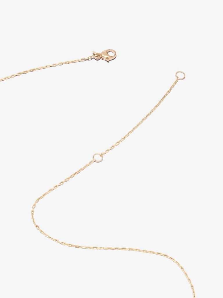 14k Yellow Gold Lavender Moonstone Necklace