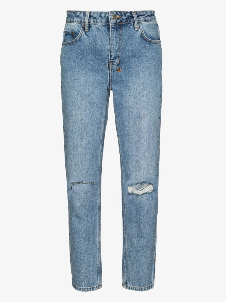 Nine O Kosmic Blue Ripped Jeans