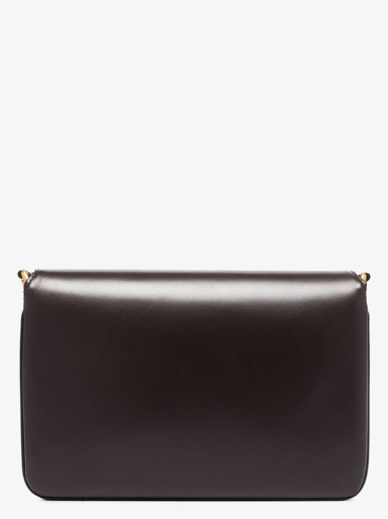 Brown Le Maillon Leather Cross Body Bag