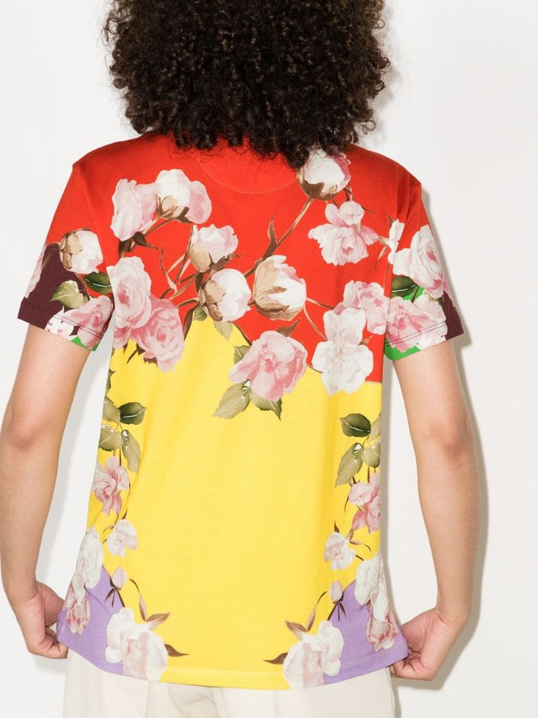 Peony Print Logo T-shirt