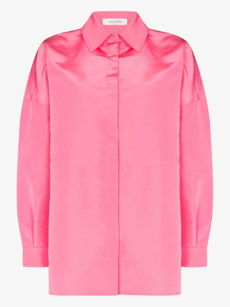 Oversized Silk Jacket
