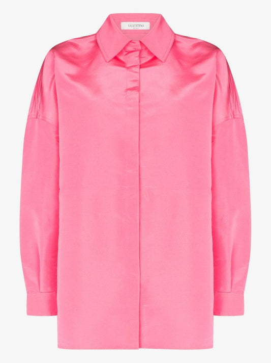 Oversized Silk Jacket
