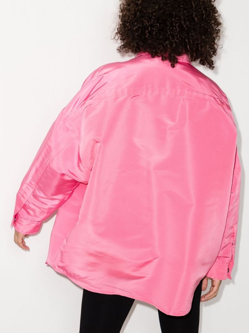 Oversized Silk Jacket