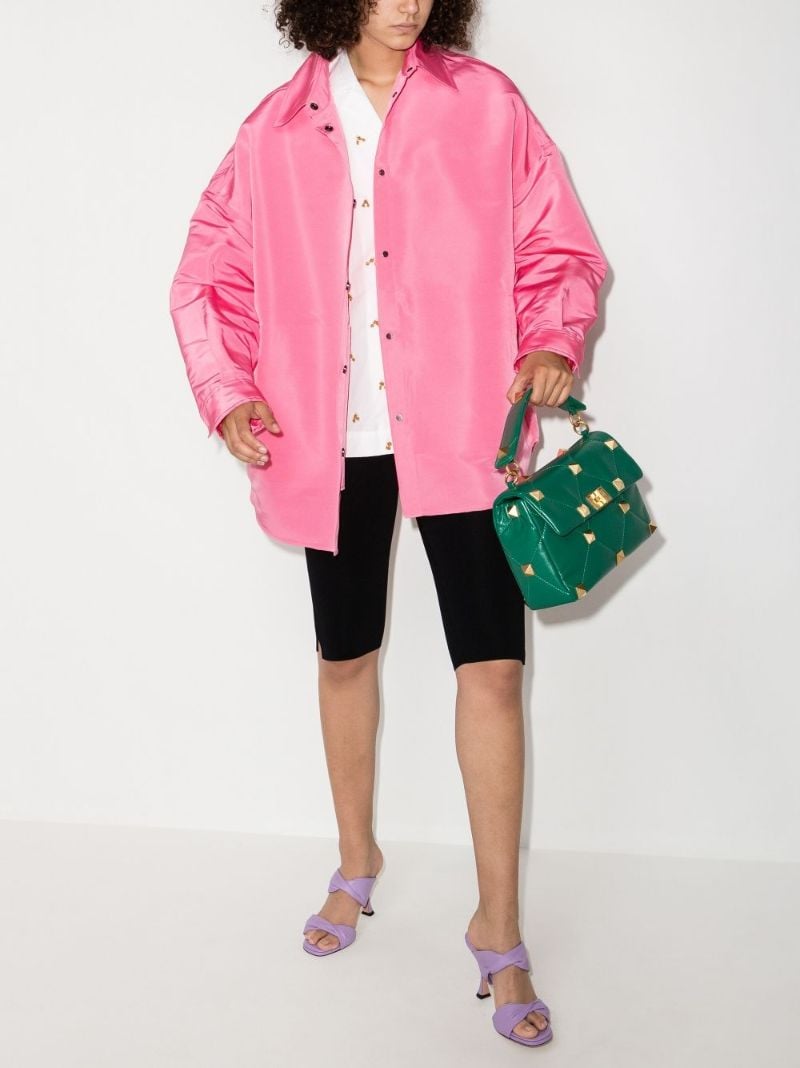 Oversized Silk Jacket