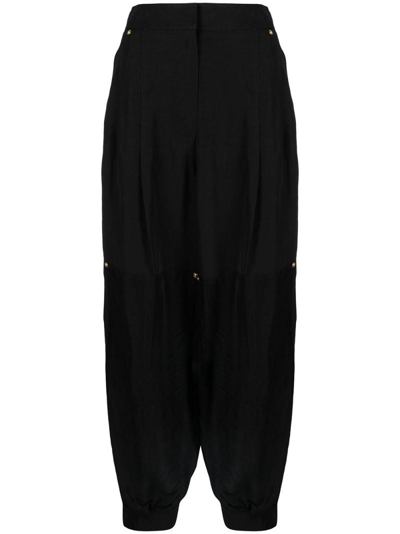 Pleated Wide Leg Trousers