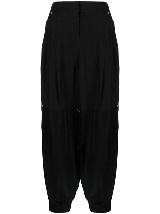 Pleated Wide Leg Trousers