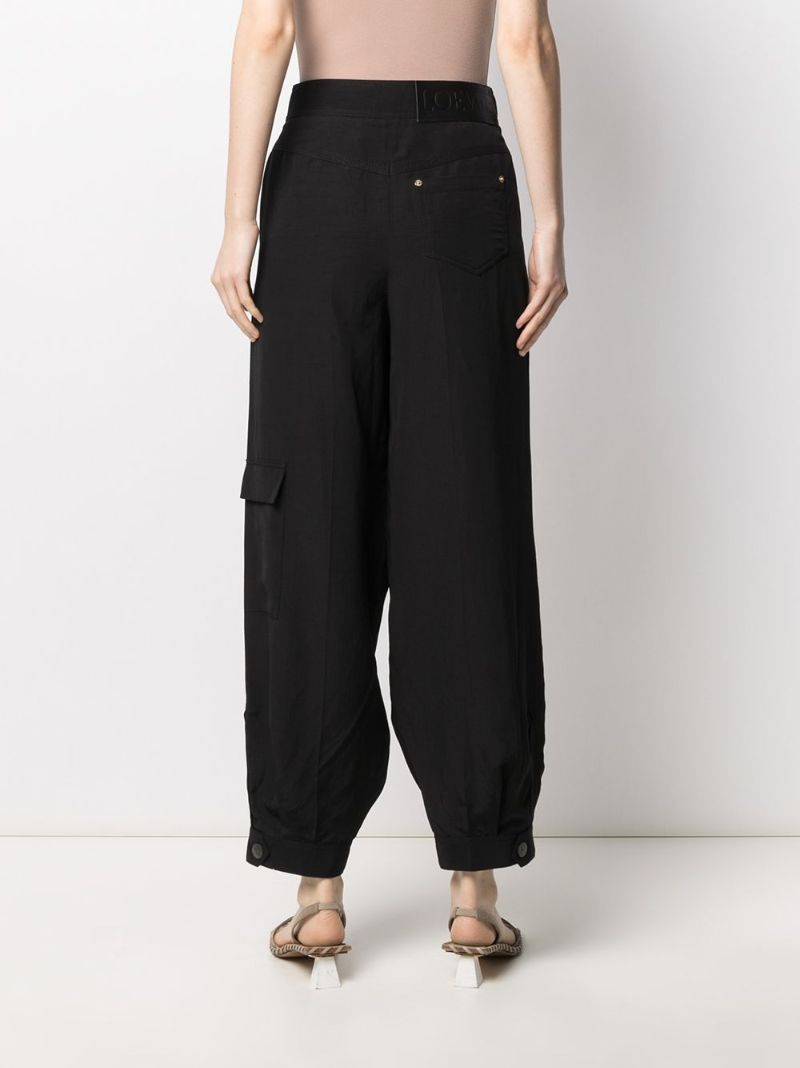 Pleated Wide Leg Trousers