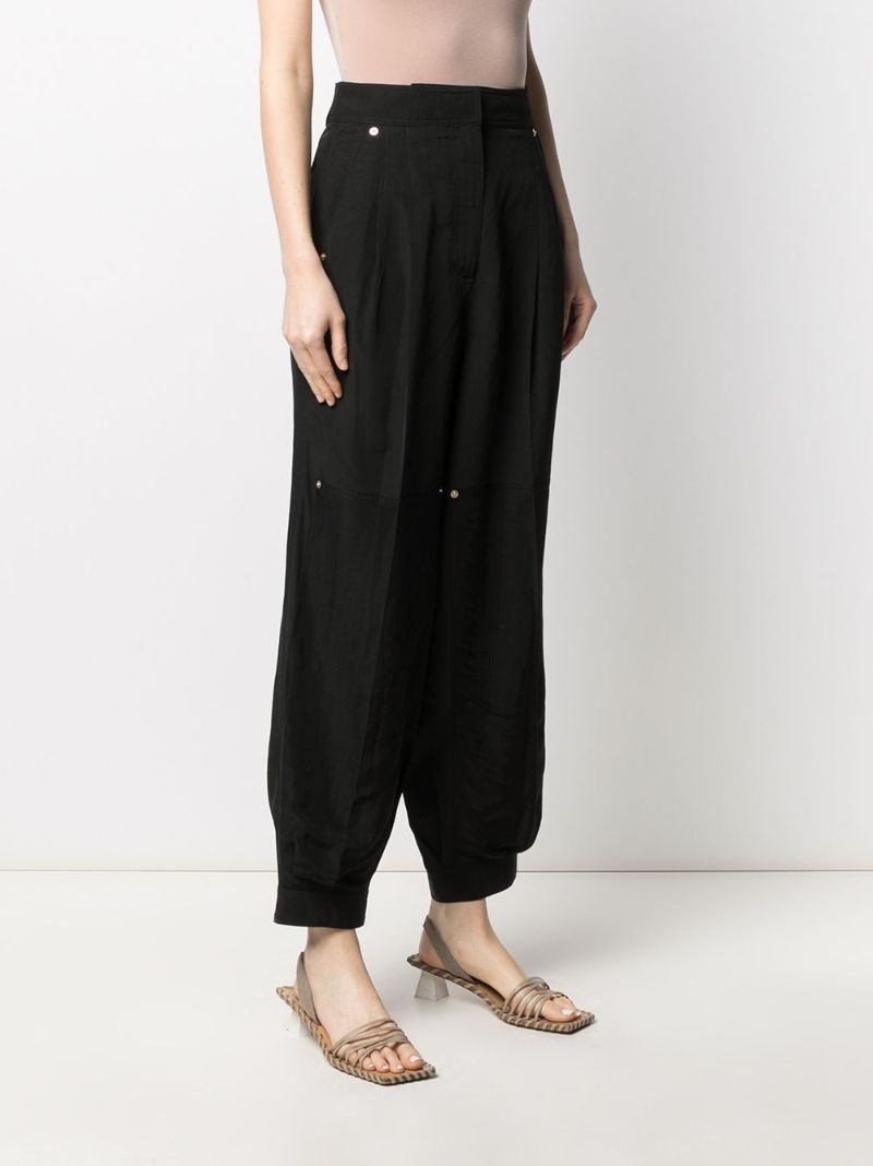 Pleated Wide Leg Trousers