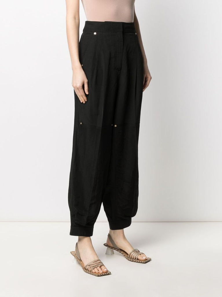 Pleated Wide Leg Trousers