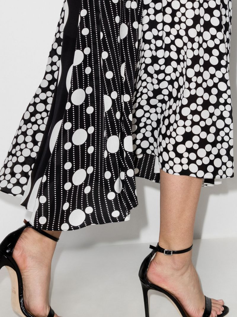 Polka Dot Halterneck Dress