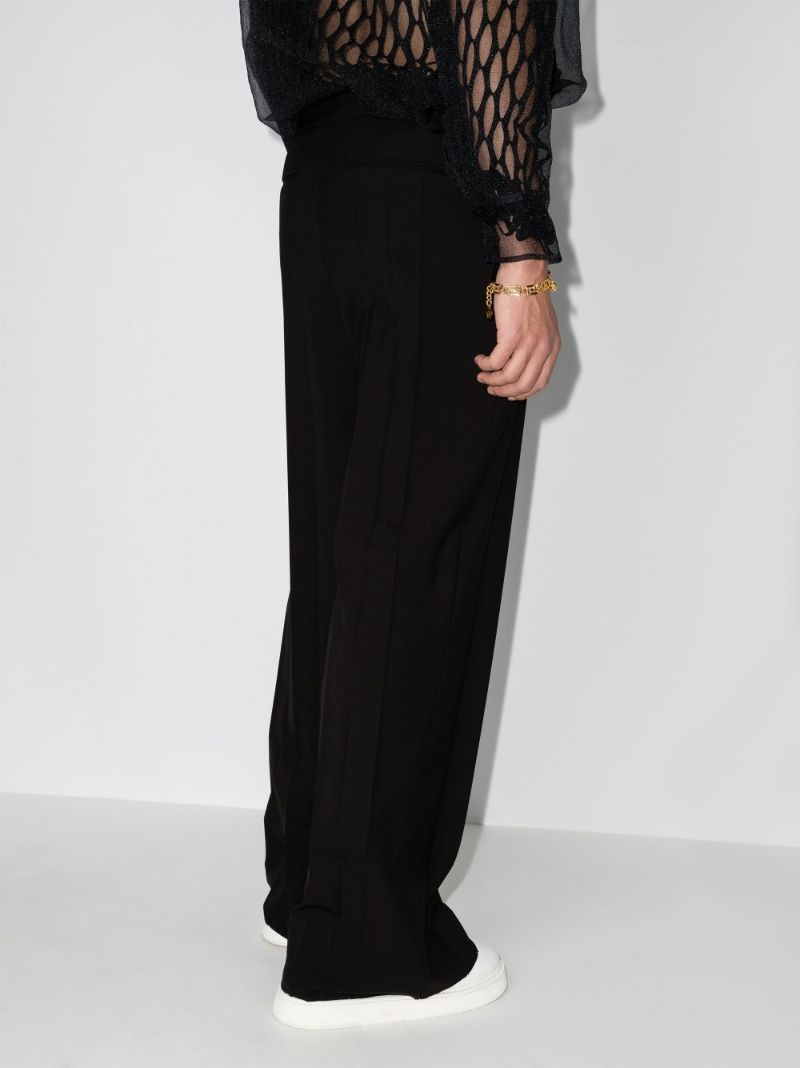 Pleated Wide Leg Trousers