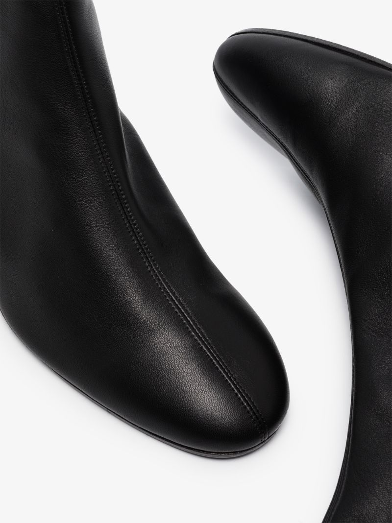Black Saint HonorÃ_x0083_Â© 50 Leather Ankle Boots