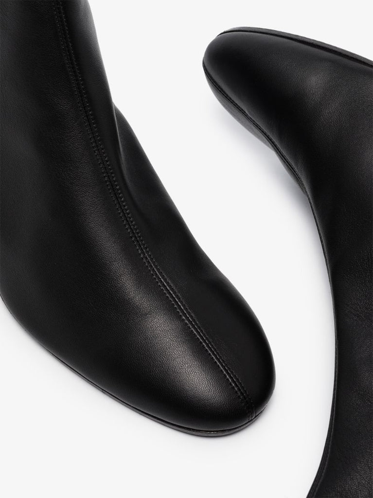Black Saint HonorÃ_x0083_Â© 50 Leather Ankle Boots