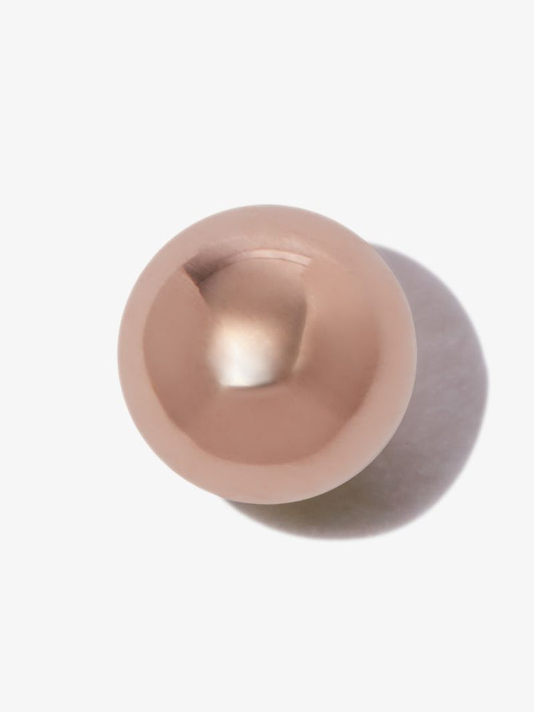 18k Rose Gold Ball Stud Earring