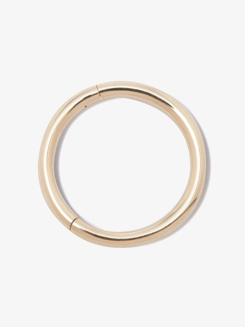 18k Yellow Gold Hoop Earring