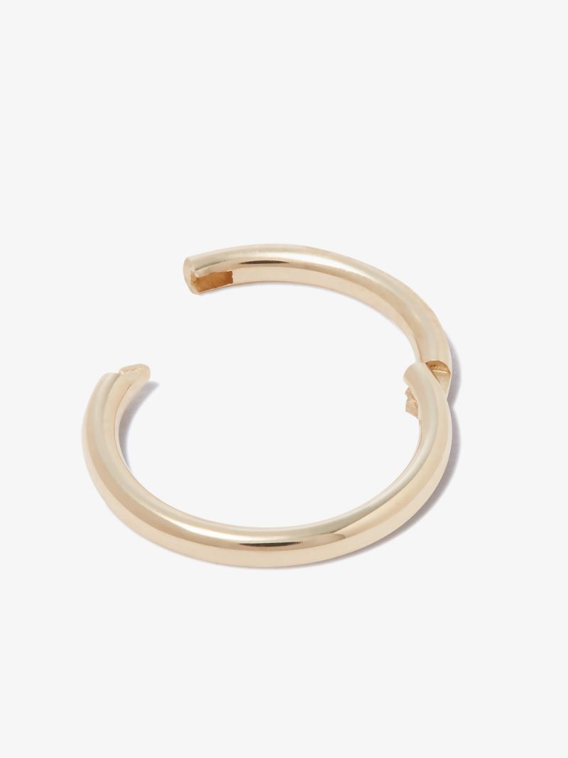 18k Yellow Gold Hoop Earring