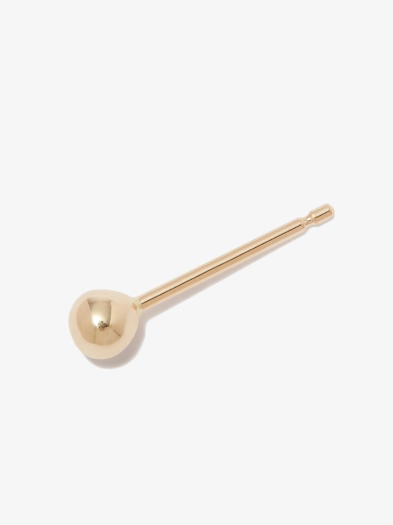 18k Yellow Gold Ball Stud Earring