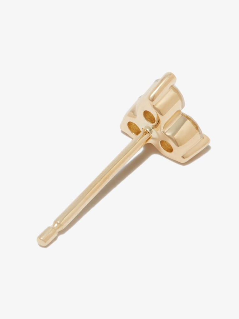 18k Yellow Gold Trinity Diamond Earring