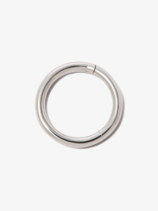 18k White Gold Hoop Earring
