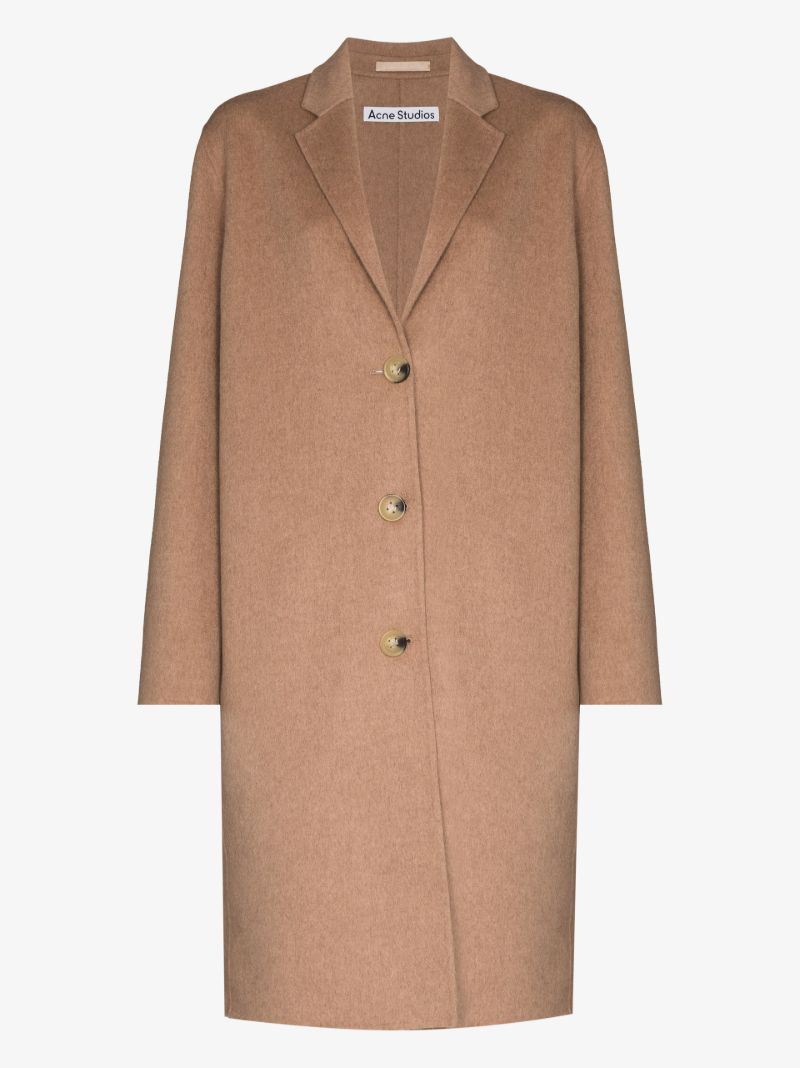 Single-breasted Wool Coat