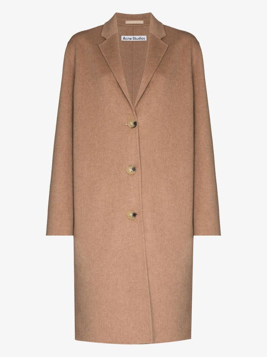 Single-breasted Wool Coat