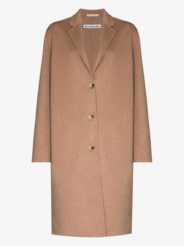 Single-breasted Wool Coat