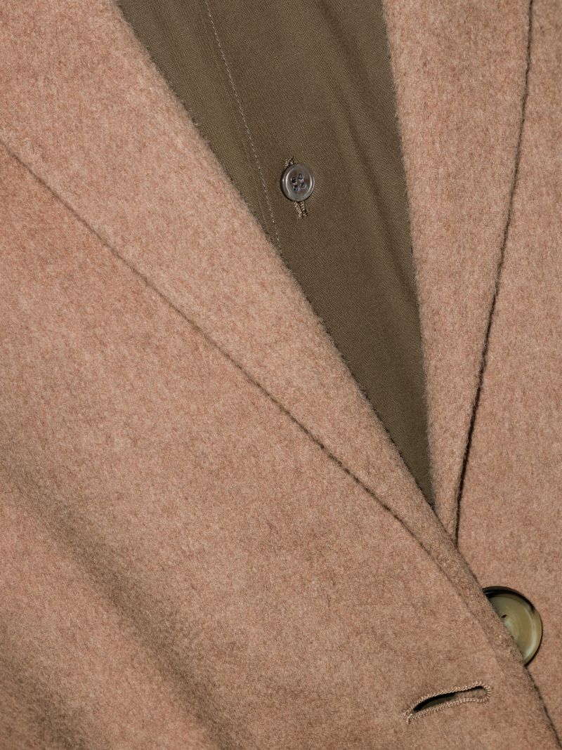 Single-breasted Wool Coat