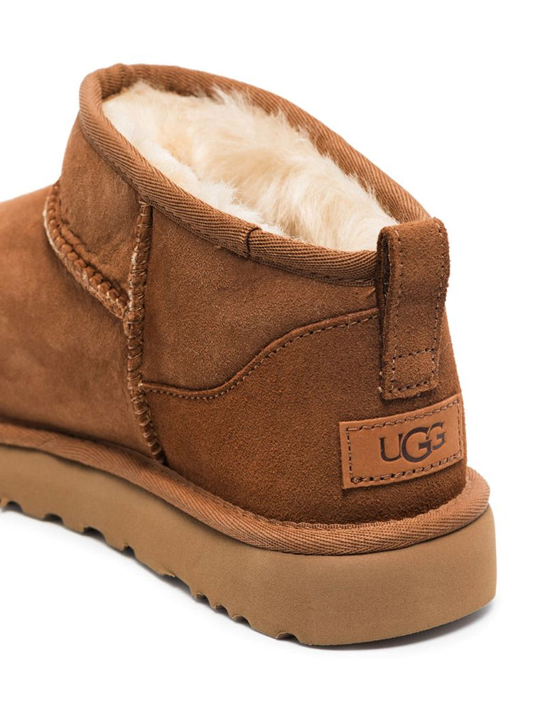 Brown Classic Ultra Mini Suede Boots