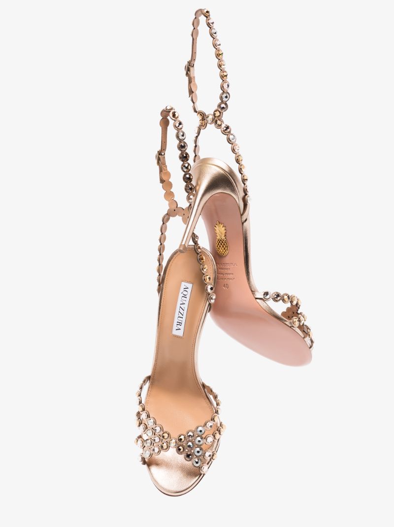 Gold Tequila 85 Leather Sandals