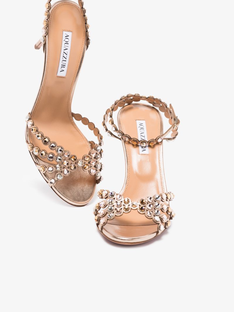 Gold Tequila 85 Leather Sandals